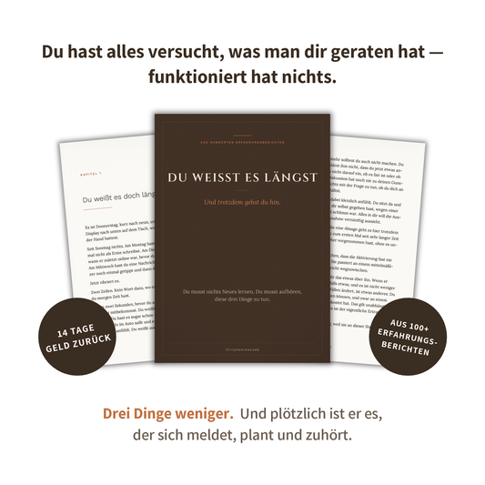 Du weißt es längst